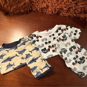 2 pair short sleeve/short pajamas